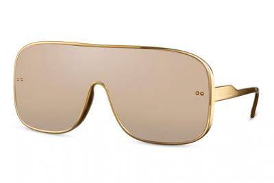 CWI zonnebril shield volledig omrand cat. 3 goud/goud