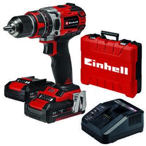 Einhell TP-CD 18/50 Li-i BL (2x2,0Ah) Accu-klopboor/schroefmachine 2 snelheden Incl. accu, Incl. lader, Incl. koffer