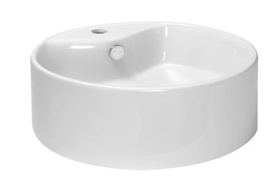 Kerra KR 138 opbouw waskom 46cm wit met kraangat