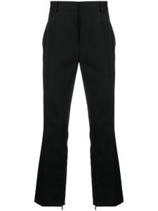 Off-White pantalon de costume à coupe droite - Noir