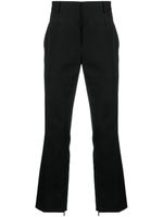 Off-White pantalon de costume à coupe droite - Noir