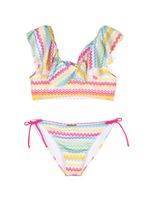 Missoni Kids bikini à imprimé graphique - Jaune