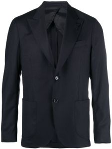 Lardini blazer à fleurs appliquées - Bleu