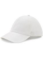 Courrèges casquette en coton à patch logo - Blanc