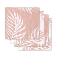 Jollein set van 4 multidoeken small Nature Pale Pink Maat - thumbnail