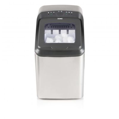 Domo DO9247IB ijsblokjes maker Ingebouwde/vrijstaande ijsblokjesmachine 15 kg/24u Zwart, Roestvrijstaal