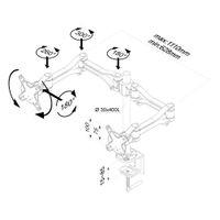 NeoMounts Monitor Bureausteun FPMA-D1030D - thumbnail