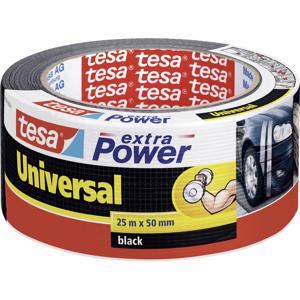 tesa UNIVERSAL 56388-00001-07 Textieltape tesa extra Power Zwart (l x b) 25 m x 50 mm 1 stuk(s)