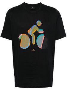 PS Paul Smith t-shirt en coton à imprimé graphique - Bleu