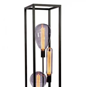 Vurna Jadah vloerlamp zwart staal 160 cm