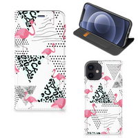 iPhone 12 Mini Hoesje maken Flamingo Triangle - thumbnail