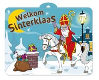 Sinterklaas Deurbord Cartoon 30x40cm