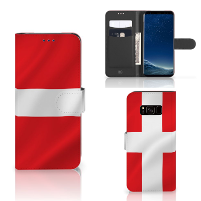 Samsung Galaxy S8 Bookstyle Case Denemarken Samsung Galaxy S8 Bookstyle Case Denemarken