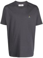 Vivienne Westwood t-shirt en coton à logo brodé - Gris - thumbnail