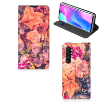 Xiaomi Mi Note 10 Lite Smart Cover Bosje Bloemen - thumbnail