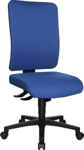 Topstar Bureaudraaistoel | met synchroontechniek | blauw 450-550 mm | zonder armleuningen draagvermogen 110 kg | 1 stuk - OX4000 T26 OX4000 T26