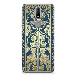 Nokia 2.4 TPU Case Beige Flowers