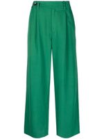 Proenza Schouler White Label pantalon de tailleur Drapey Suiting à coupe ample - Vert - thumbnail