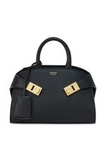 Ferragamo mini pochette Hug en cuir - Noir - thumbnail