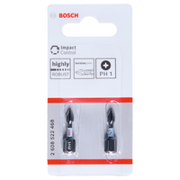 Bosch Accessoires Impact Control Bit PH1 25mm 2St - 2608522468