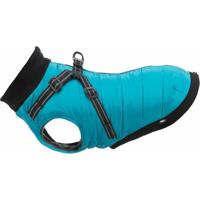 Trixie jas pontis met tuig voor hond aqua 33 cm