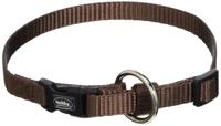 Nobby Halsband Classic, bruin L: 20-35 cm, B: 10 mm, 1 stuk