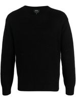 A.P.C. pull Brady à col rond - Noir - thumbnail