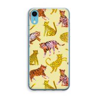 Cute Tigers and Leopards: iPhone XR Transparant Hoesje - thumbnail