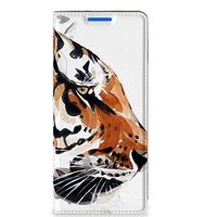 Bookcase OPPO Reno 6 Pro Plus 5G Watercolor Tiger