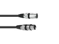 OMNITRONIC XLR cable 3pin 3m bk - thumbnail