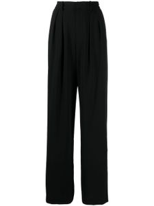 alice + olivia pantalon ample à pinces - Noir