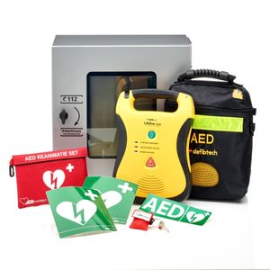 Defibtech Lifeline AED + buitenkast-Grijs-Volautomaat