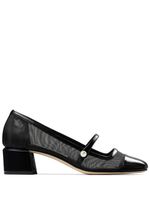 Jimmy Choo escarpins Elisa 45 mm en cuir - Noir