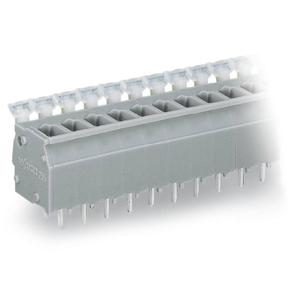 WAGO 255-409/000-009/999-950 Veerkrachtklemblok 2.50 mm² Aantal polen 9 Lichtgrijs 100 stuk(s)