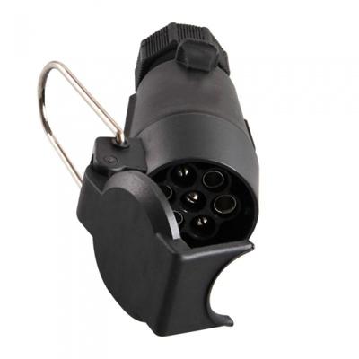 ProPlus stekkerdoos met haak PVC 7 polig zwart ProPlus stekkerdoos met haak PVC 7 polig zwart