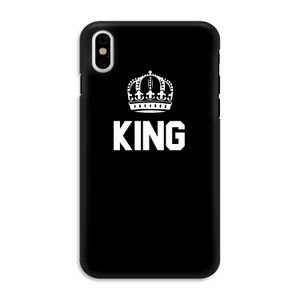 King zwart: iPhone X Tough Case