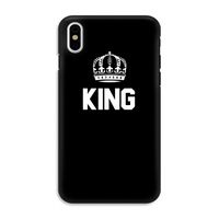 King zwart: iPhone X Tough Case - thumbnail