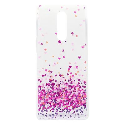 Shop4 - Sony Xperia 1 Hoesje - Zachte Back Case Hartjes