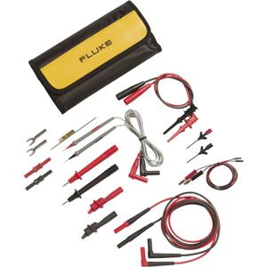 Fluke TLK287 Veiligheidsmeetsnoerenset Banaanstekker 4 mm, Testpunt Banaanstekker 4 mm Rood, Zwart 1 stuk(s)