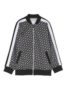 BOSS Kidswear veste bomber à imprimé monogrammé - Noir