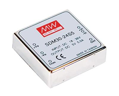 DC/DC converter MeanWell SDM30-48S5 +5V/DC 5 A