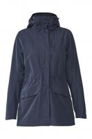 Tenson Maisie outdoor jas dames donkerblauw