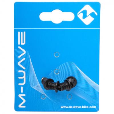 M Wave bevestigingsbout M8 x 0.75 x 5.5L staal zwart 4 stuks