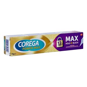 Corega Max Hold + Block Kleefcrème 70g