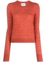 MARANT ÉTOILE pull en alpaga mélangé à col rond - Orange