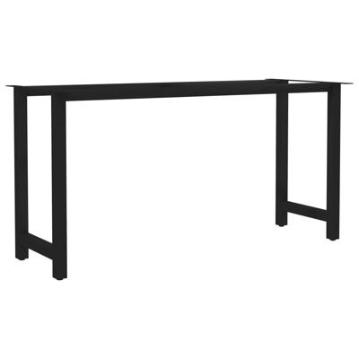 vidaXL Eettafelpoot H-frame 160x70x72 cm