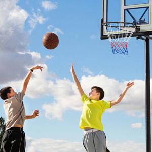 Φ45cm Basketbalhoepel voor Wandmontage met All-Weather Net Stevige Universele Basketbalrand voor Gebruik Binnen en Buiten