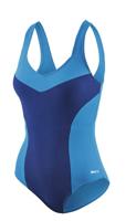 Beco badpak C-cup dames polyamide donkerblauw/blauw