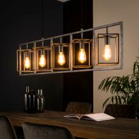 Hanglamp Damon 5-lamps - Oud Zilver - thumbnail