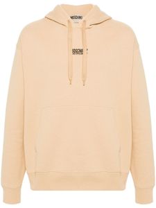 Moschino hoodie à logo brodé - Tons neutres